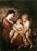 Peter Paul Rubens Virgin and Child with the Infant St John Spain oil painting artist